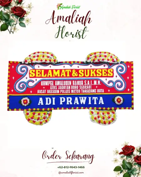 Papan Bunga Ucapan Selamat Pati